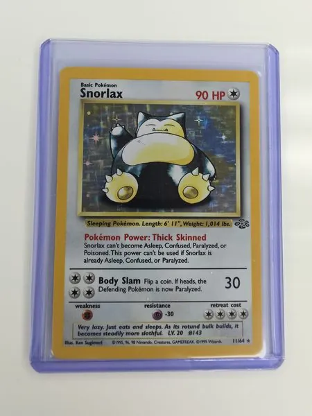 Snorlax sleeved front